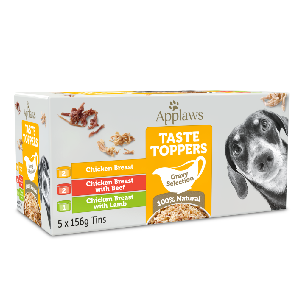 Gravy Tin Selection 5 Pack Wet Dog Food Applaws Taste Toppers