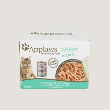 Applaws Fish Deluxe in broth wet cat food multipack