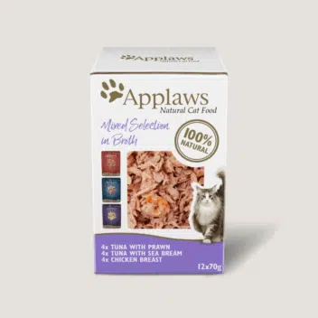 Applaws wet cat - 12x70g Mixed Selection in Broth Pouch Multipack