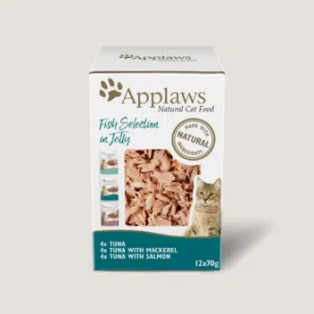 Applaws wet cat - 12x70g Fish Selection in Jelly Pouch Multipack